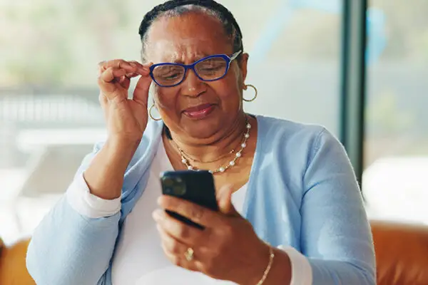 Patient experiencing flashes and floaters while retina specialist evaluates retinal health and vision changes